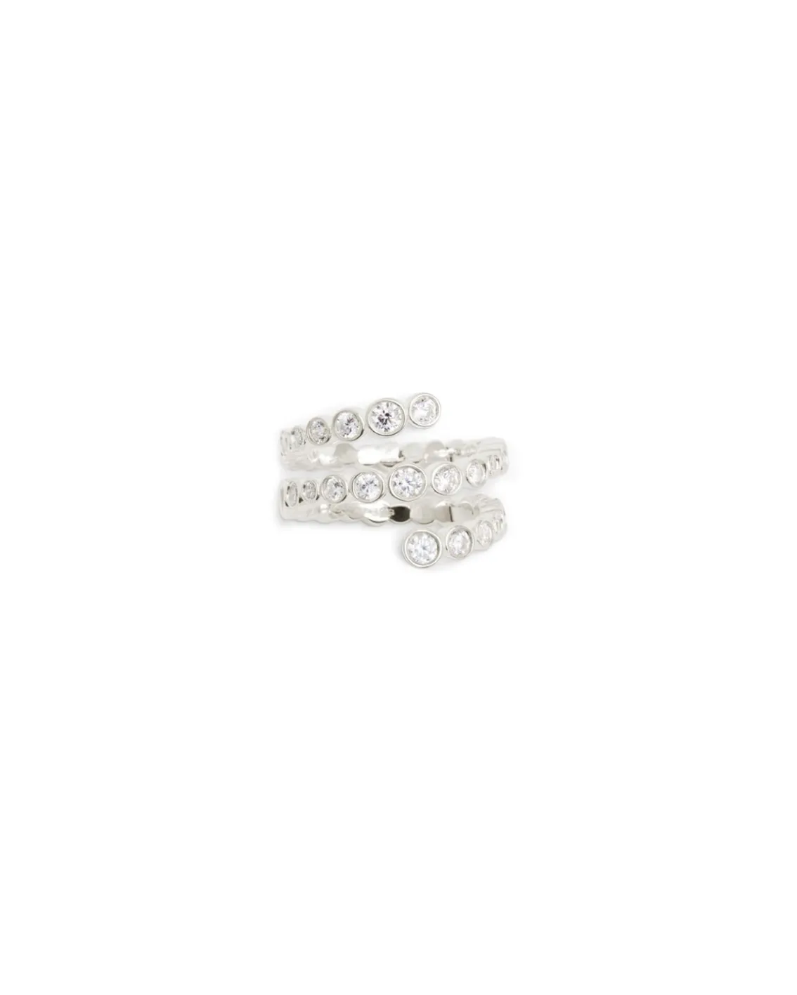 Ragbag Odette Spiral Ring Silver