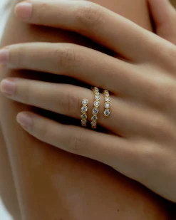 Ragbag Odette Spiral Ring Gold