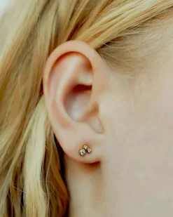 Ragbag Odette Studs Gold
