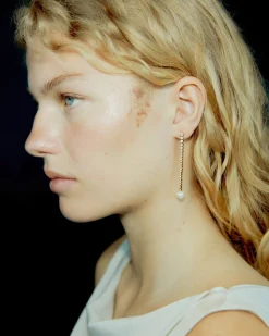 Ragbag Odile Chandelier Earrings Gold