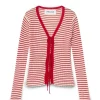 Résumé Finnleyrs Knit Cardigan Red Stripe