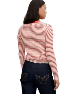 Résumé Finnleyrs Knit Cardigan Red Stripe