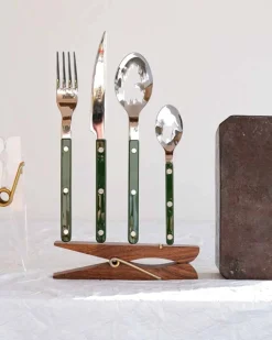 Sabre Paris Bistro Dinner Knife Green