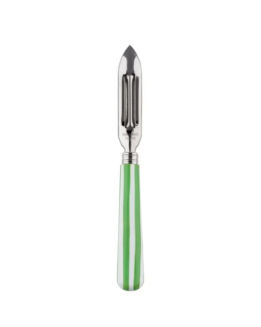 Sabre Paris White Stripe Peeler Garden Green