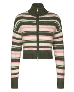 Samsøe Samsøe Jeanne Cardigan Forest Night Stripe