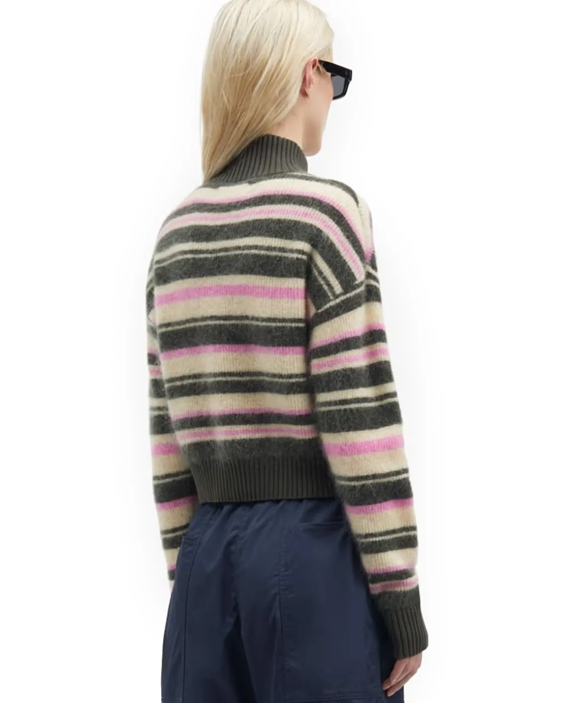 Samsøe Samsøe Jeanne Cardigan Forest Night Stripe