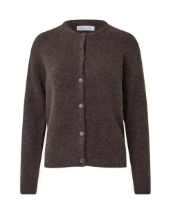 Samsøe Samsøe Nor Short Cardigan Chocolate Torte