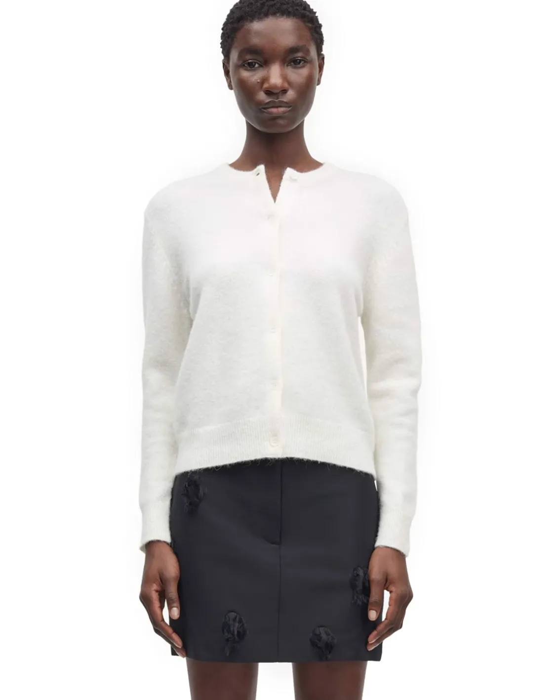 Samsøe Samsøe Nor Short Cardigan Clear Cream