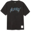 Satisfy Mothtech T-Shirt Aged Black/Blue Logo