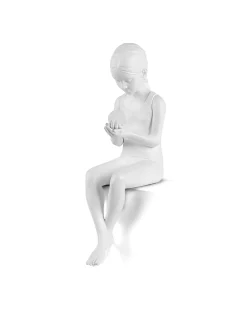 SELETTI Inner Glow Mini Girl Lamp White