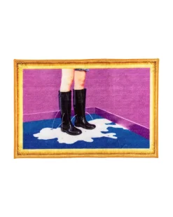 SELETTI "Milky Boots" Small Mat Multicolor