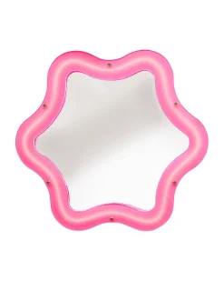 SELETTI Supercurve Flower Tiny Lamp Pink/Mirror