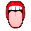 SELETTI Tounge Led Lamp Multicolor