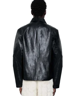 Séfr Duke Jacket Faux Memory Leather