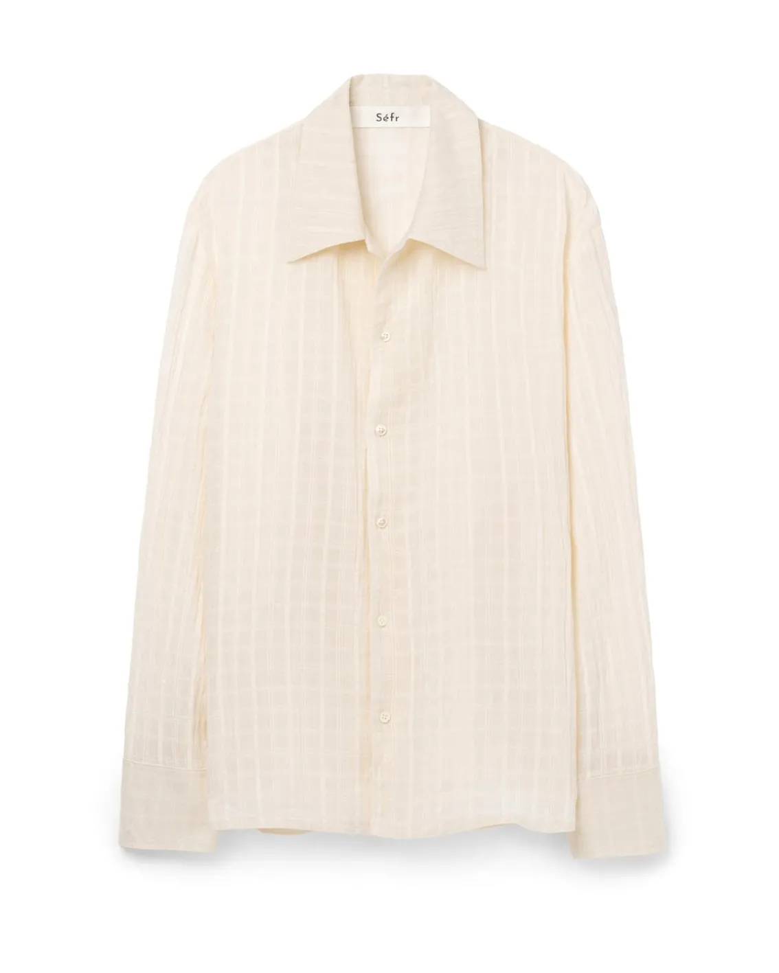 Séfr Ignacio Shirt Cloud White Check