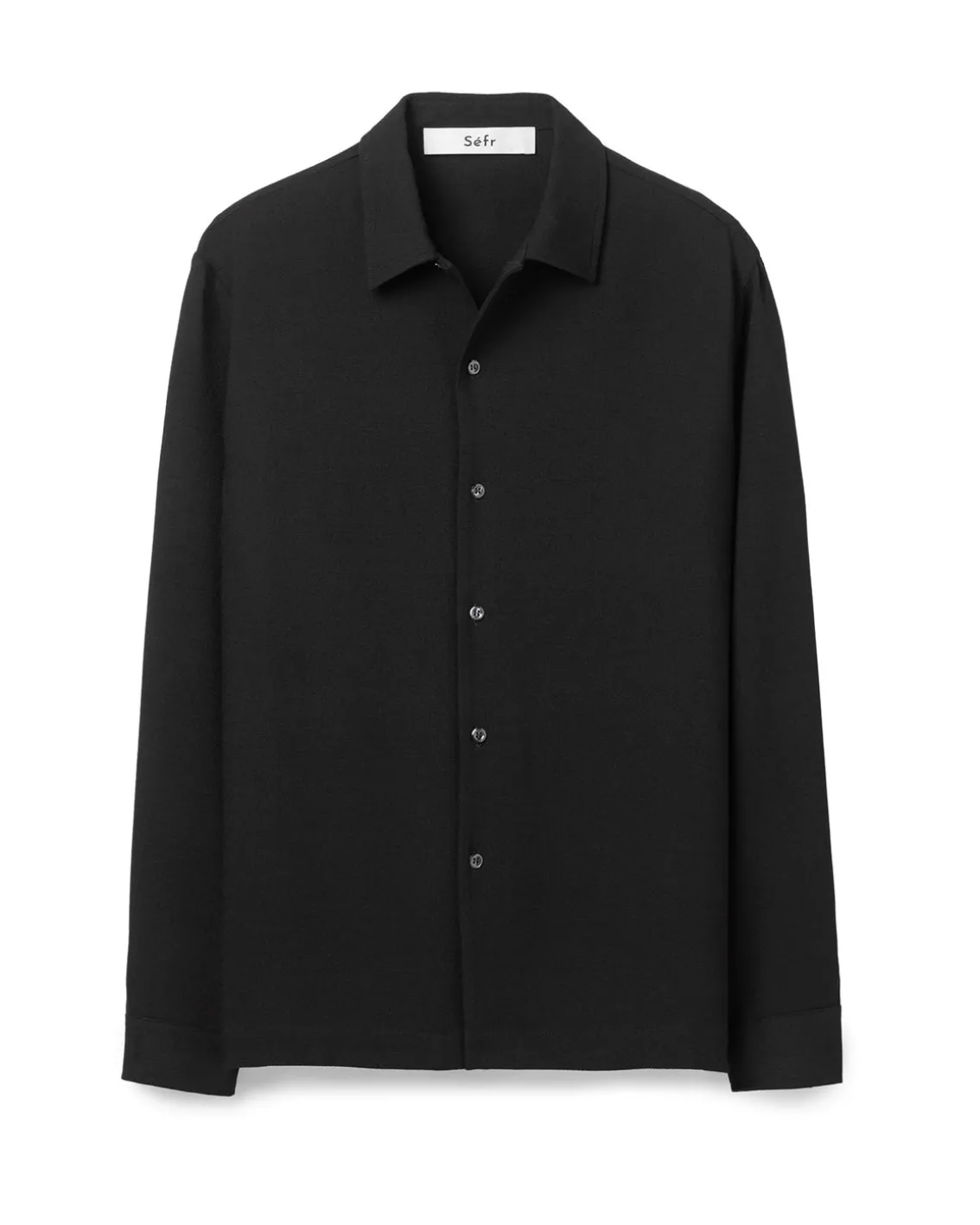 Séfr Sense Shirt Black Crepe