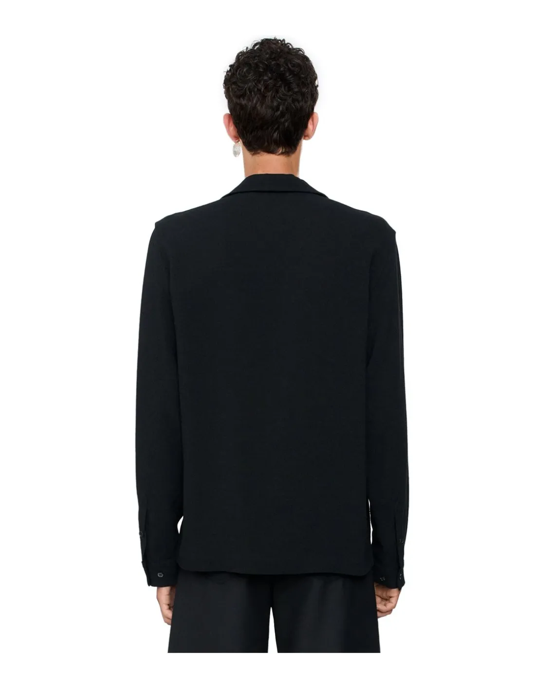 Séfr Sense Shirt Black Crepe