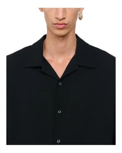 Séfr Sense Shirt Black Crepe