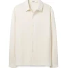 Séfr Sense Shirt Off White Crepe