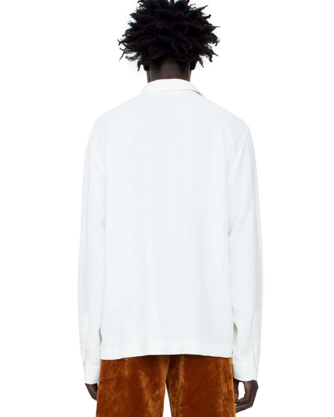 Séfr Sense Shirt Off White Crepe