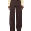 Séfr Wide Cut Jeans Washed Brown