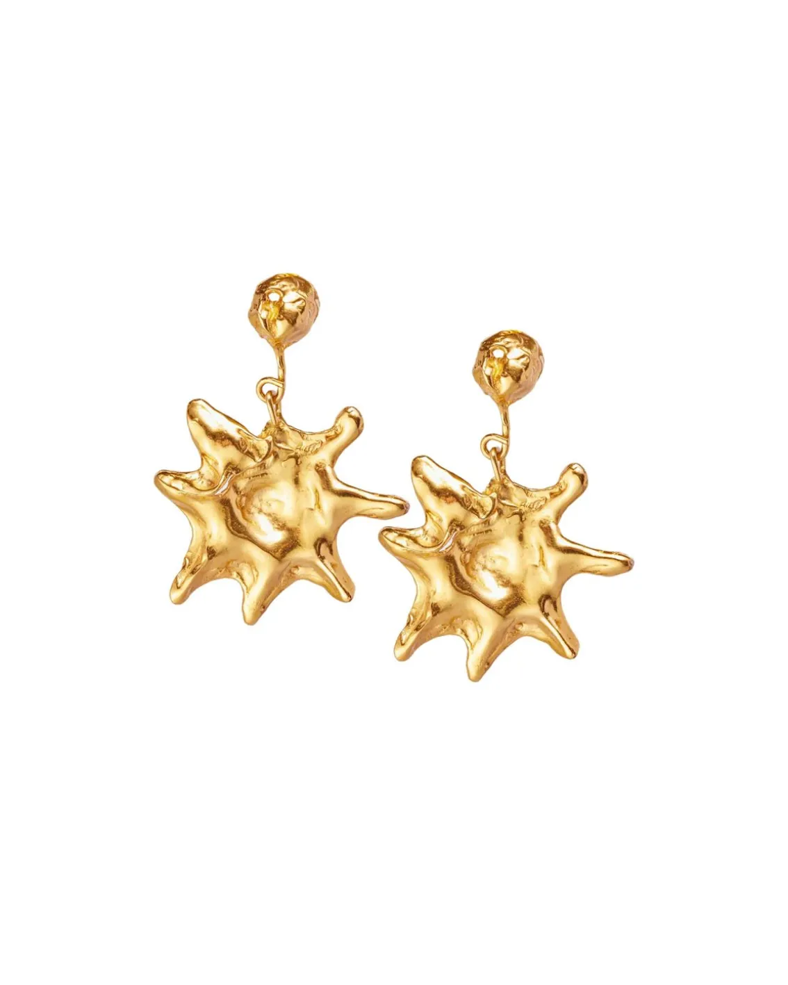 Simuero Astro Earrings Gold