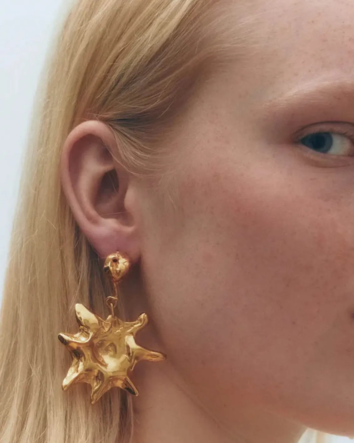 Simuero Astro Earrings Gold