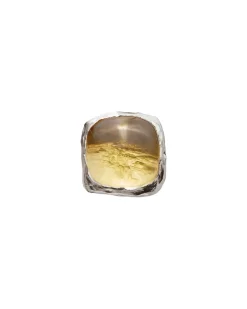 Simuero Boya Ring Yellow Silver