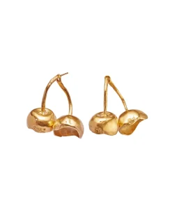 Simuero Cerezas Earrings Gold