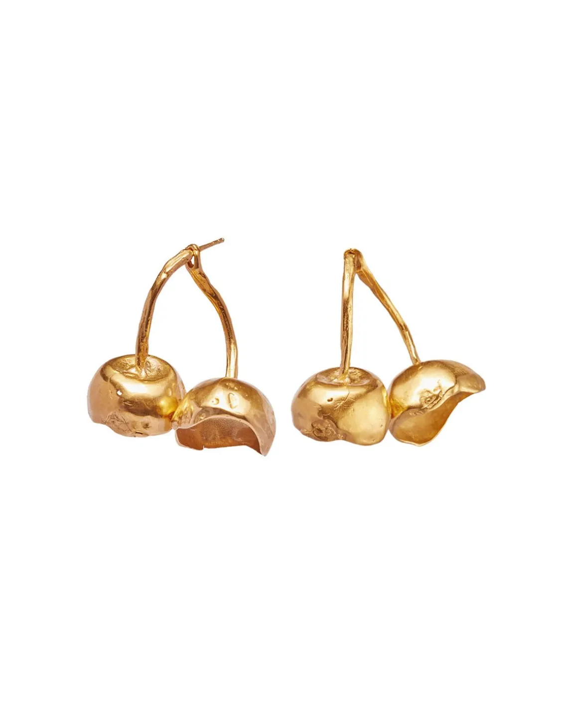 Simuero Cerezas Earrings Gold