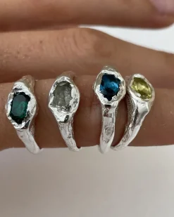 Simuero Faro Ring Yellow Silver