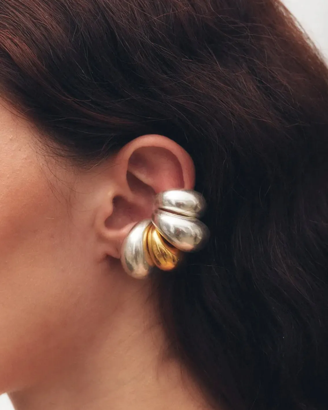Simuero Gata Earcuffs Silver