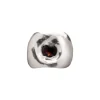 Simuero Moma Ring Brown Silver