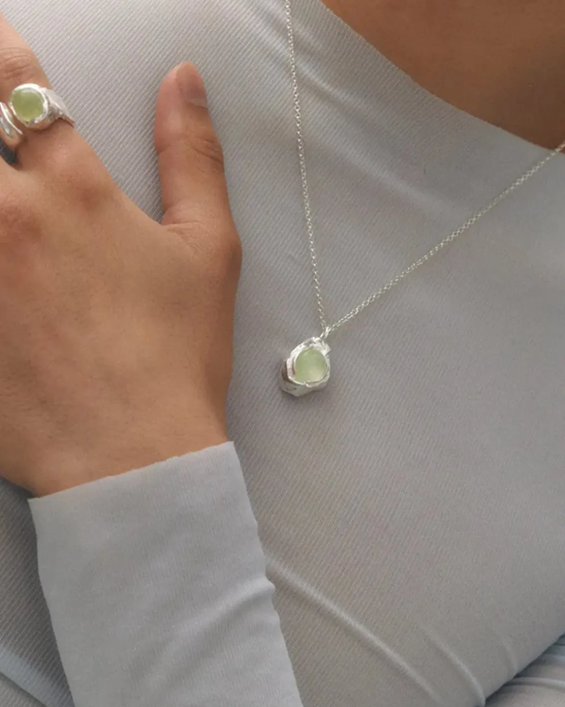 Simuero Nectar Uva Necklace Silver