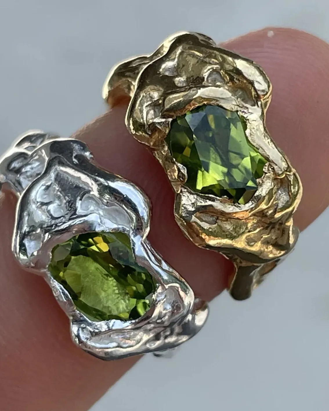 Simuero Ola Ring Green Gold