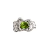 Simuero Ola Ring Green Silver