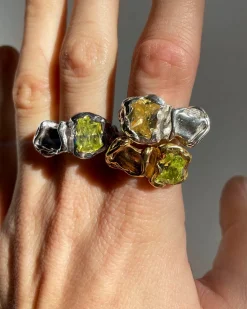 Simuero Vera Ring Yellow Silver