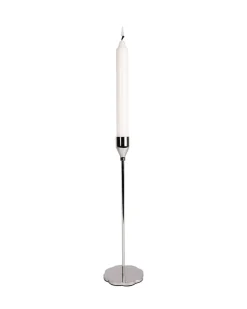 Siri Candle Holder L Silver