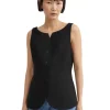 Skall Studio Toni Waistcoat Black
