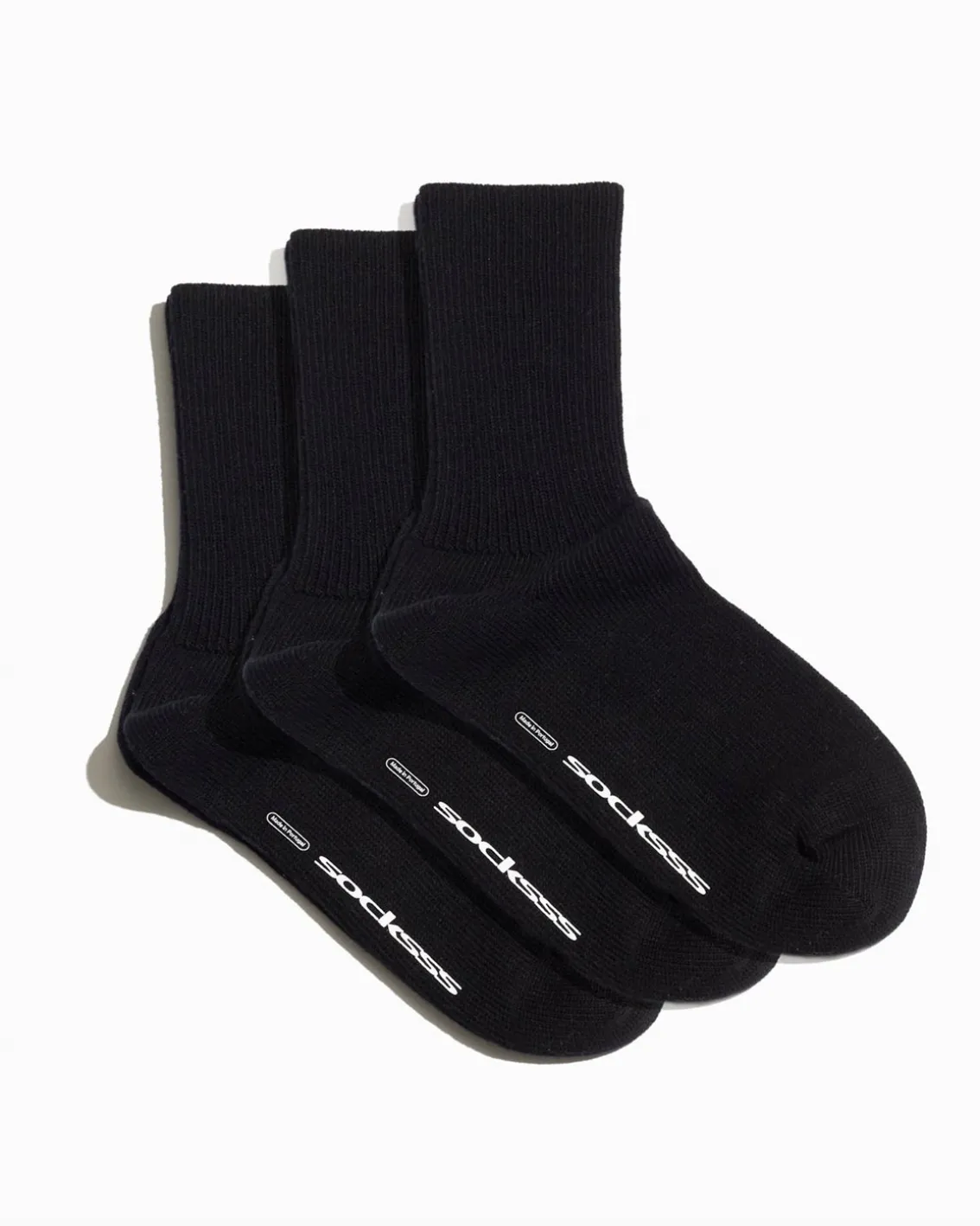 SOCKSSS Lagom Socks 3-Pack Black