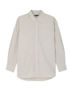 Soeur Carlotta Shirt Light Grey/Ecru