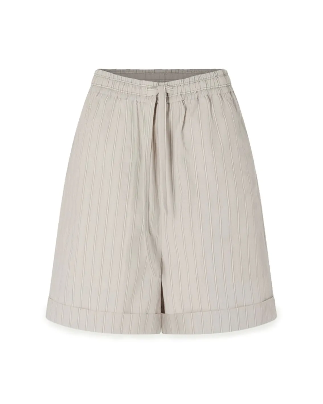 Soeur Emeric Shorts Light Grey/Ecru