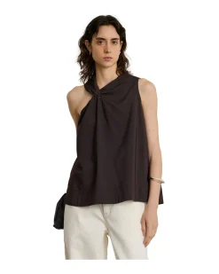 Soeur Enora Top Dark Brown
