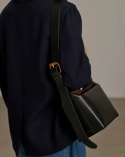 Soeur Solstice Bag Black/Cognac