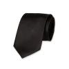Solid Silk Tie Black