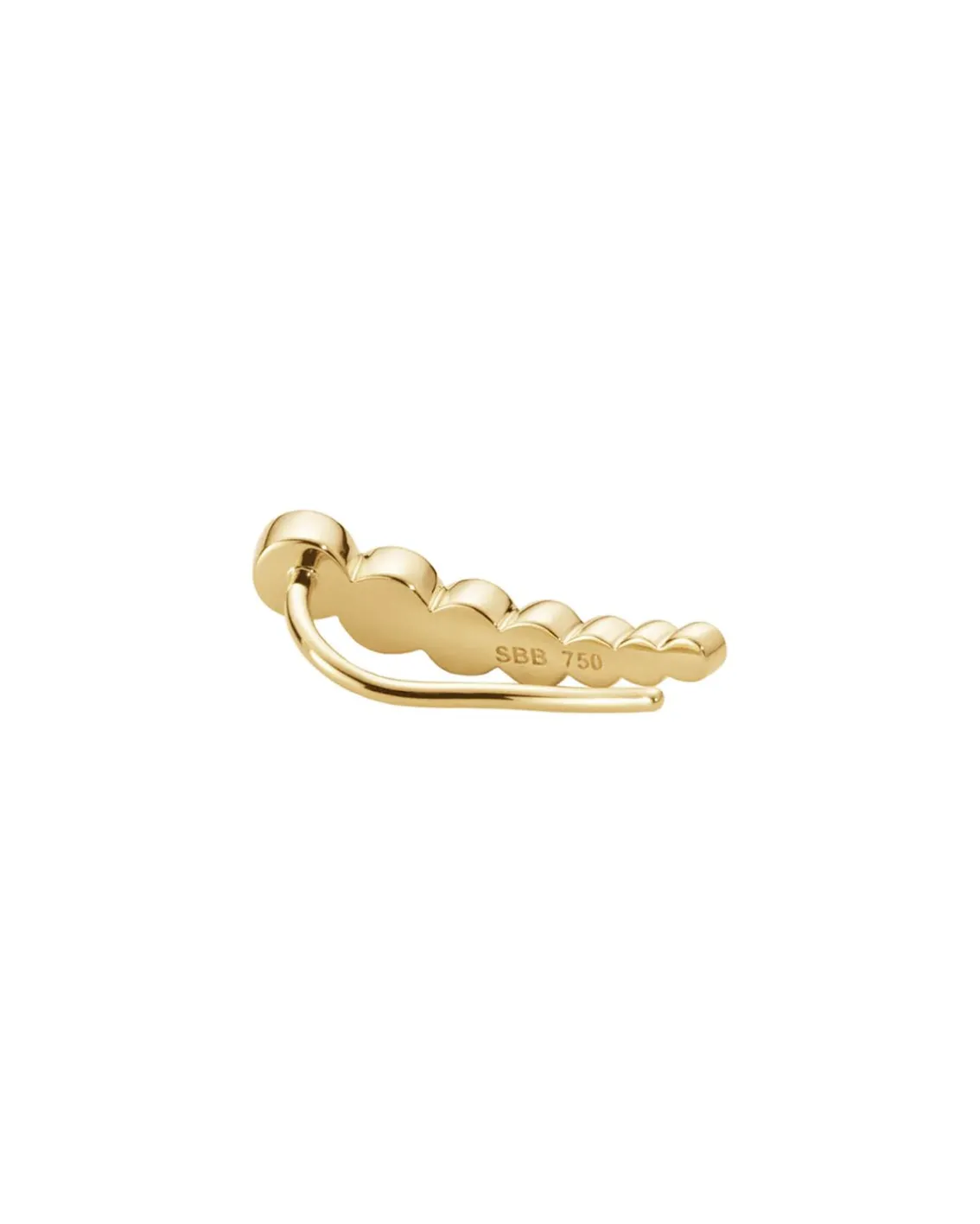 Sophie Bille Brahe Petit Croissant De Lune Earring Left Gold