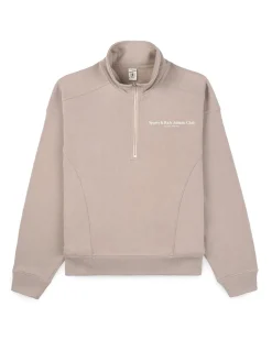 Sporty & Rich Athletic Club Quarter Zip Elephant