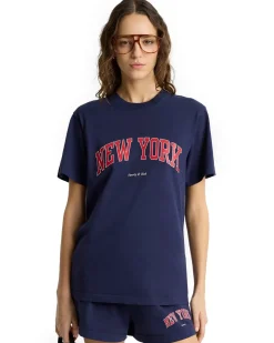 Sporty & Rich New York Ivy T-Shirt Dark Navy