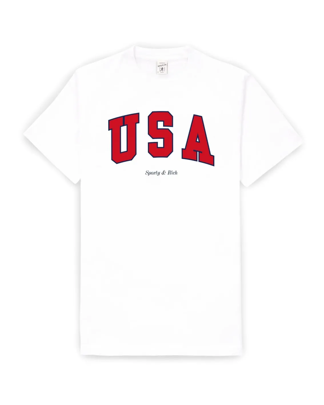 Sporty & Rich Usa T-Shirt White