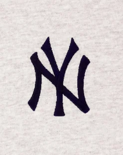 Sporty & Rich Yankees Serif Sweatpants Heather Gray